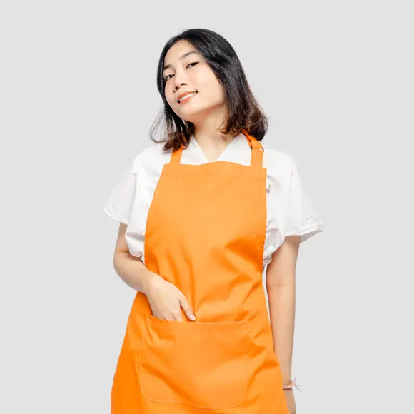 apron-orange